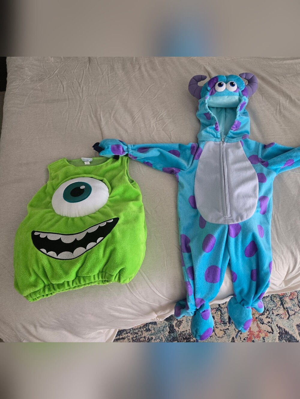 Disney Pixar Mike And Sully Halloween Costumes